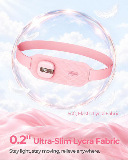 AMOOS Menstrual Heating Pad for Period Cramps Relief, Larger Heat Area for Women