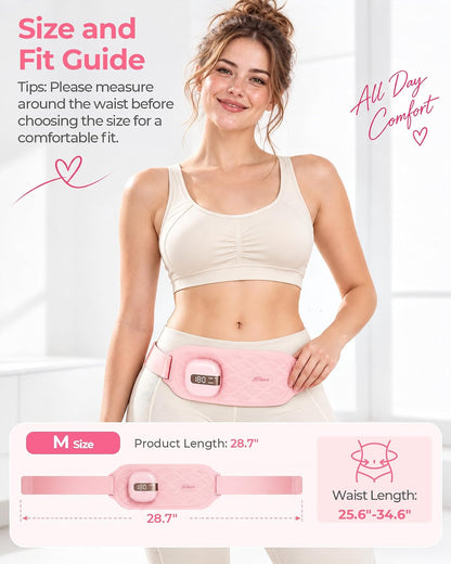 AMOOS Menstrual Heating Pad for Period Cramps Relief, Larger Heat Area for Women