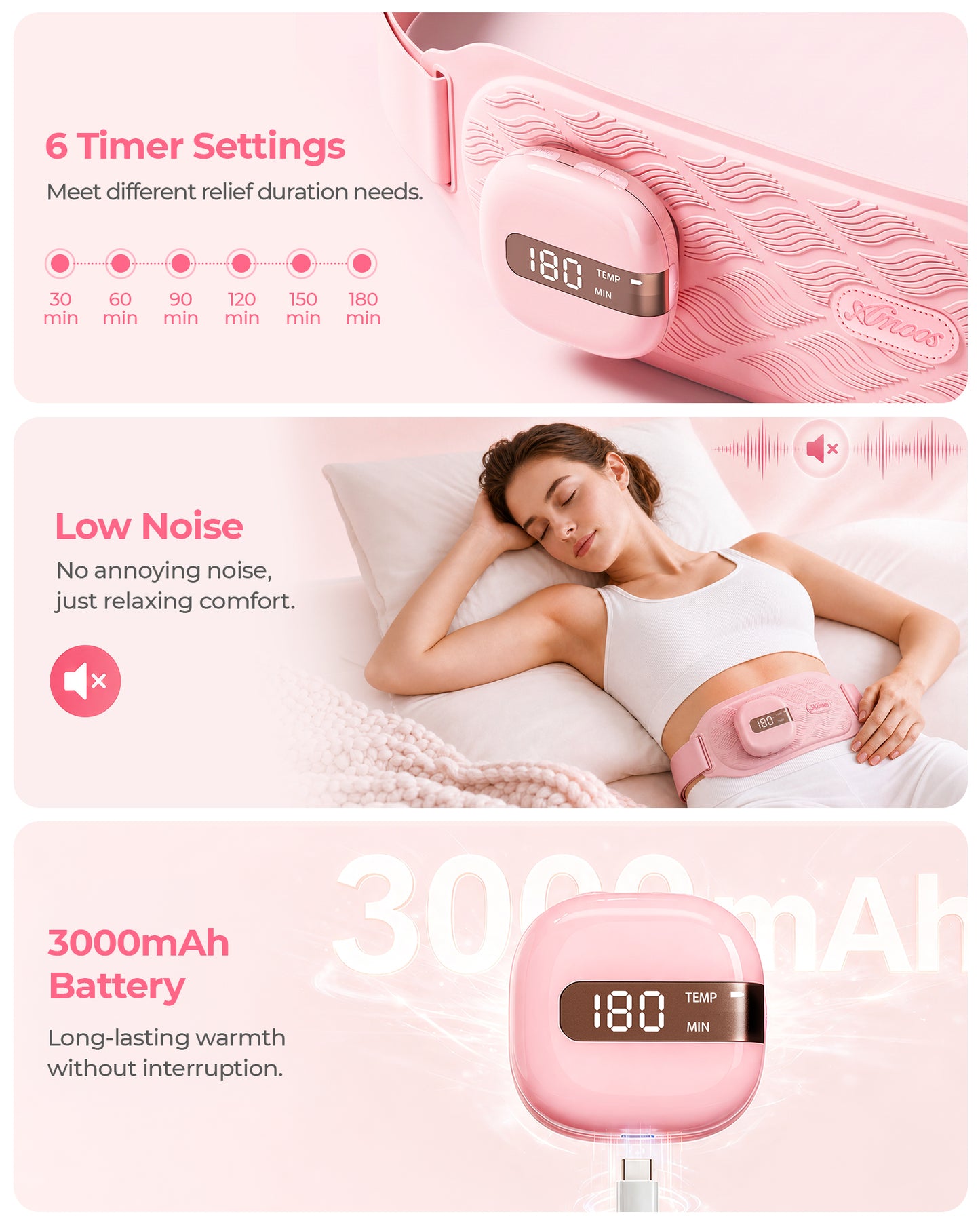 Heating Pad for Period Cramps Relief
