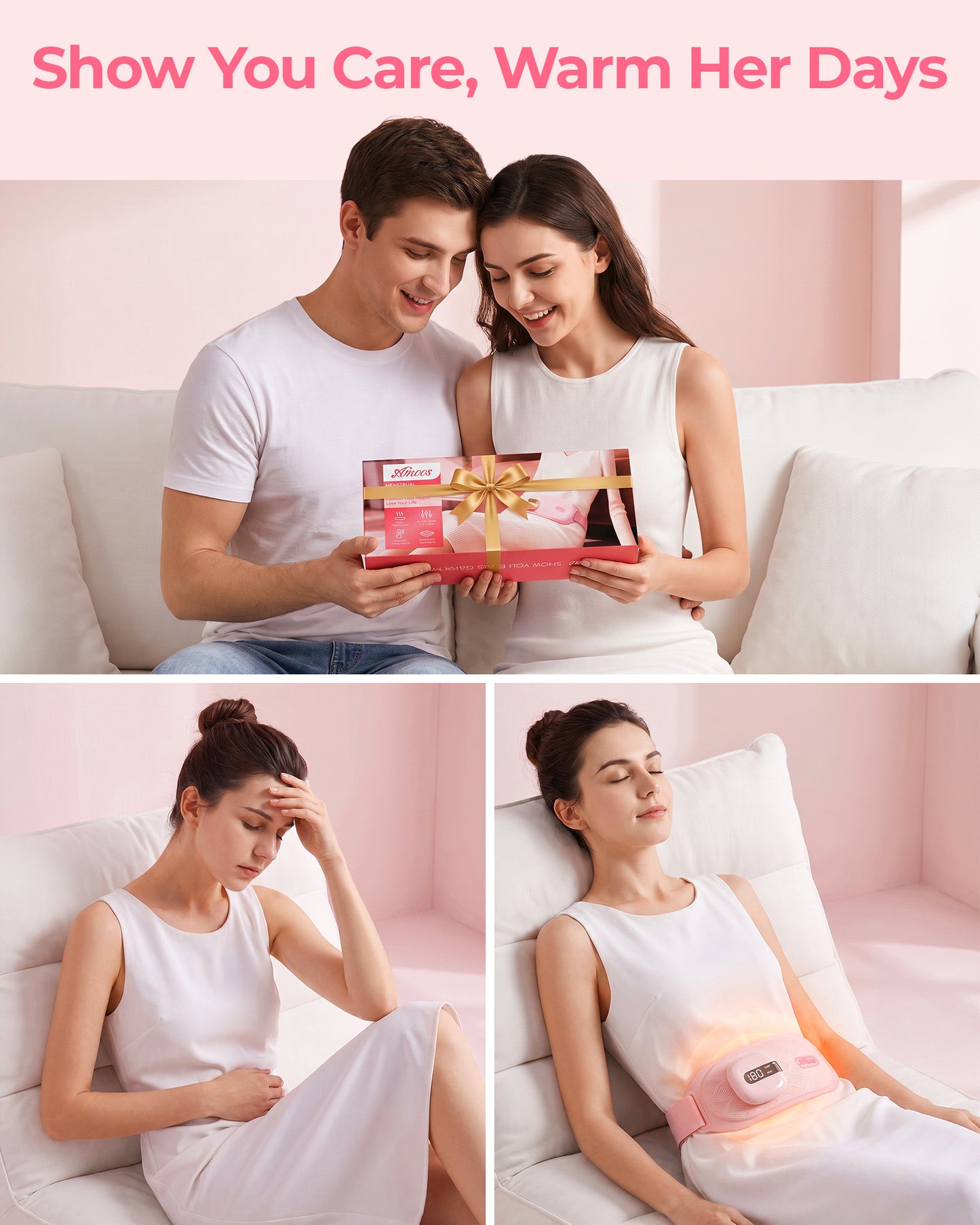 Heating Pad for Period Cramps Relief